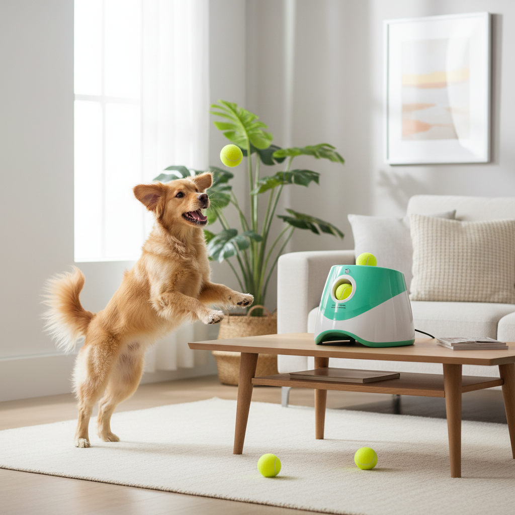 PawVanta™ AutoFetch Pro Launcher (6 Tennis Balls)