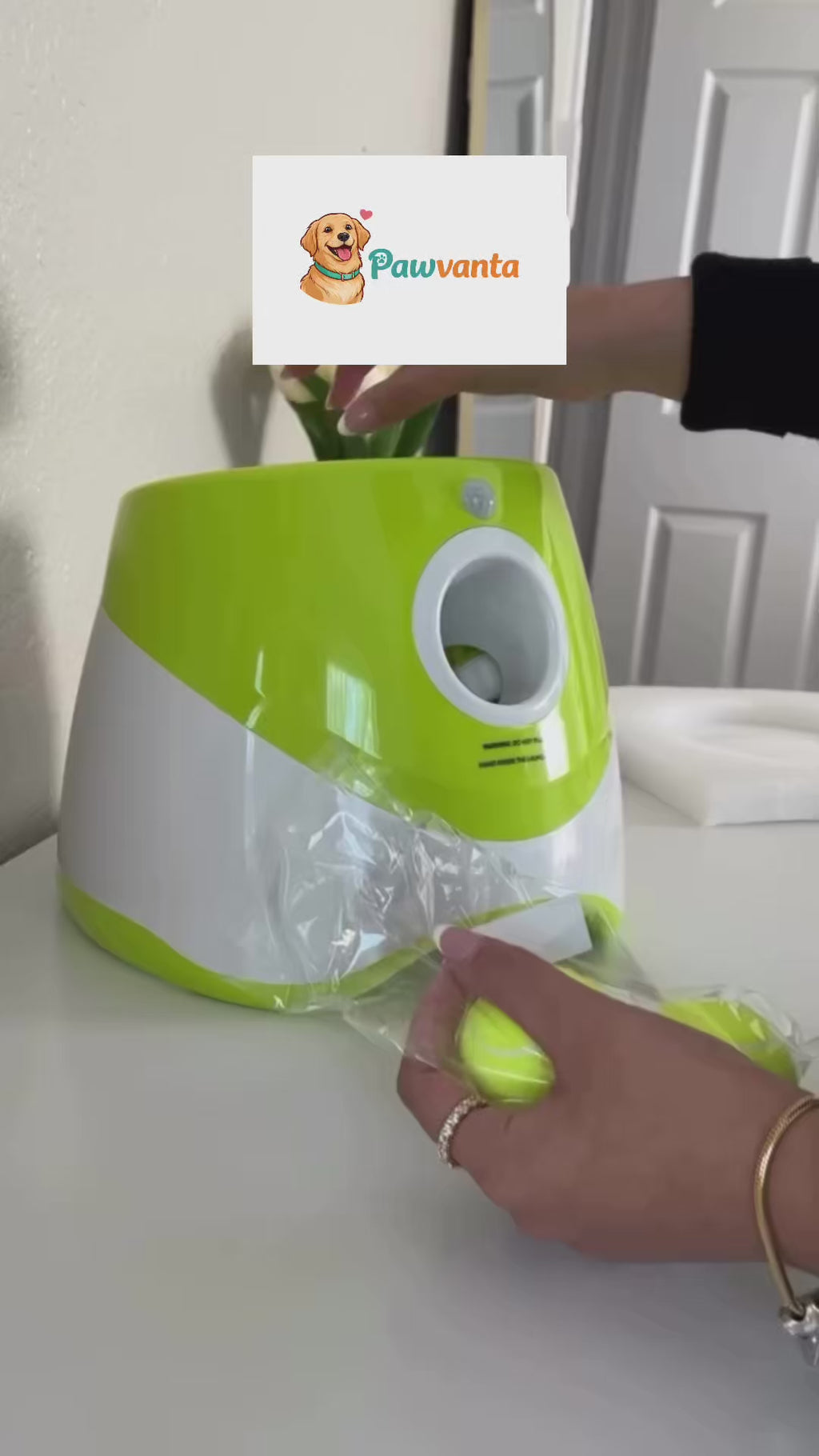PawVanta™ AutoFetch Pro Launcher (6 Tennis Balls)